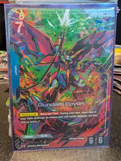 GUNDAM TCG CARD GAME -DUAL IMPACT - GUNDAM EPYON - LR+ - Image 1