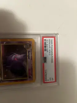 Pokemon Gengar Holo Rare 1st Edition 5/62 Fossil 1999 PSA 5 Graded Card - Image 4