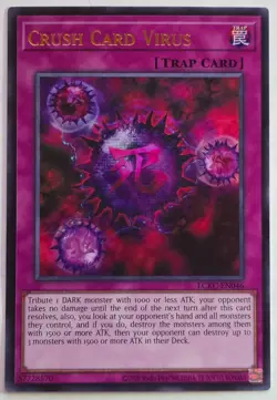 Yugioh Crush Card Virus LCKC-EN046 Ultra Rare Unlimited - Image 1