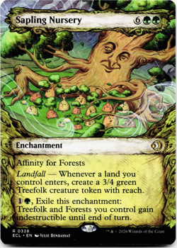 Sapling Nursery (Showcase) - [Lorwyn Eclipsed] Magic - MTG ECL 0328 NM 🌳 - Image 1