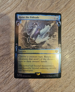Raise the Palisade - Showcase Foil - NM - Image 1