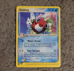 Pokemon TCG Seaking EX Ruby and Sapphire 21/109 LP Regular Rare - Image 1