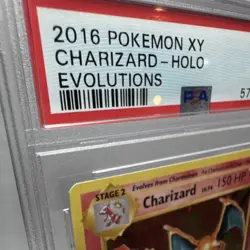 Pokemon TCG Charizard Evolutions 11/108 Holo Rare PSA 8 2016 - Image 4