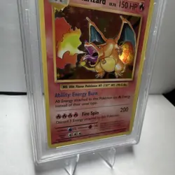 Pokemon TCG Charizard Evolutions 11/108 Holo Rare PSA 8 2016 - Image 5