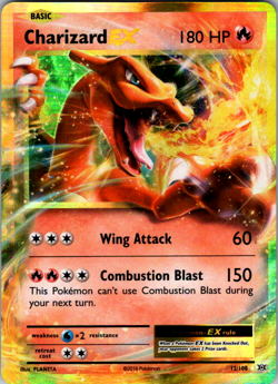 Charizard EX 12/108 Ultra Rare XY Evolutions Pokemon TCG Pack Fresh Near Mint NM - Image 1