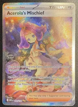 Acerola's Mischief SIR 183/132 Pokemon TCG Mega Evolution Special Illustration - Image 1