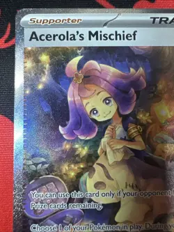 Pokemon TCG Mega Evolutions Acerola's Mischief Sir 183/132 Near Mint Condition - Image 3