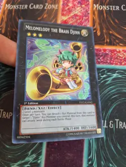 Yugioh Melomelody the Brass Djinn YS12-En042 Super Rare 1st Edition Near Mint - Image 2