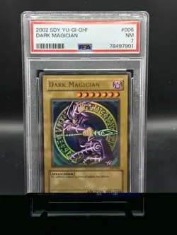 2002 Yu-Gi-Oh! Dark Magician SDY-006 Ultra Rare PSA 7 Unlimited - Image 3