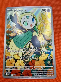 Pokemon TCG Meloetta Black Star Promo 026 Holo Illustration Rare Near Mint - Image 1