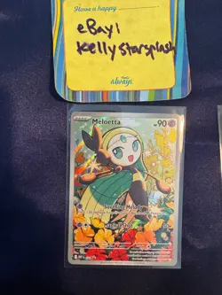 Pokemon TCG Meloetta Illustration Rare 026 Promo Mega Battle Deck Near Mint - Image 3