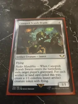 MTG Warhammer 40K - Canoptek Scarab Swarm - Rare - 150 NM - Image 1