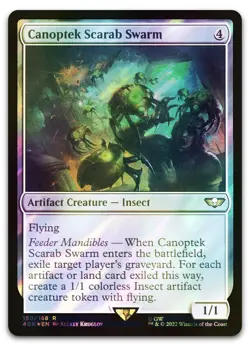 Canoptek Scarab Swarm (Surge Foil) #150 (NM) Warhammer 40,000 40K Magic MTG - Image 1