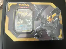 Tag Team Tin Pikachu & Zekrom GX Sealed Pokemon Tin - Image 1
