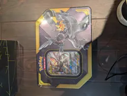 Tag Team Tin Pikachu & Zekrom GX Factory Sealed Pokemon Tin. - Image 1