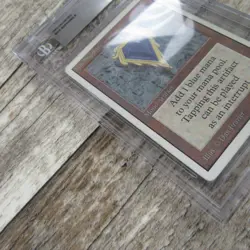 Magic The Gathering MTG Mox Sapphire Unlimited 1993 HP Fair Graded Altered * - Image 5