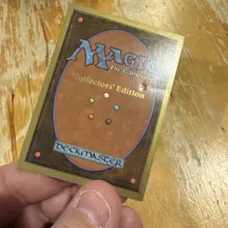 Mox Sapphire Magic Card Power Collectors Edition CE MTG Not Tourney Legal Dented - Image 4