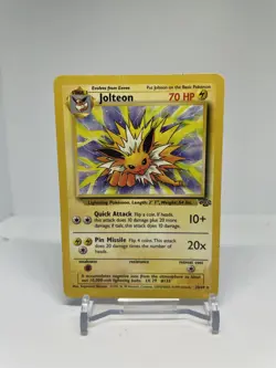 Jolteon 20/64 1999 Jungle Set Pokemon Card TCG WOTC Vintage Non Holo Rare - HP - Image 3