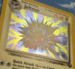 Jolteon Holo 4/64 Jungle Set 1999 Vintage WOTC Pokemon TCG (LP) - Image 2
