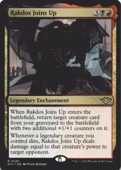 MTG Rakdos Joins Up Normal NM Outlaws of Thunder Junction Magic 225 - Image 1
