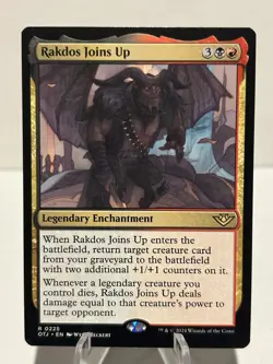 Rakdos Joins Up 225 R Outlaws of Thunder Junction NM MTG - Image 1