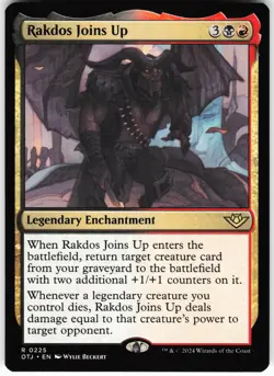 Rakdos Joins Up R Outlaws of Thunder Junction OTJ Normal 225 MTG NM - Image 1