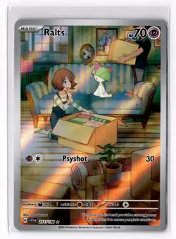 Pokemon Ralts - 211/198 SV01: Scarlet & Violet Base Set Illustration Rare NM - Image 1