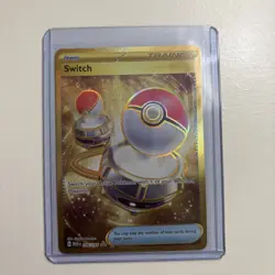 Pokemon Card TCG - Switch 206/165 - Scarlet & Violet 151 - Hyper Rare - NM ⭐ - Image 1