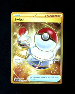 Pokemon Card TCG - Switch 206/165 - Scarlet & Violet 151 - Hyper Rare - NM ⭐ - Image 1