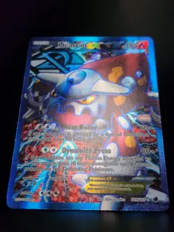 Heatran EX 109/116 Plasma Freeze Full Art Ultra Rare Holo Pokemon Card - NM - Image 3
