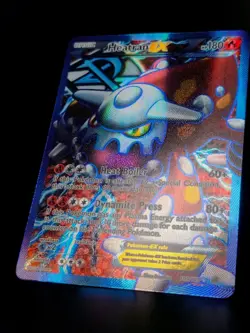 Heatran EX 109/116 Plasma Freeze Full Art Ultra Rare Holo Pokemon Card - NM - Image 4