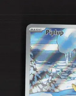 Piplup 098/094 Phantasmal Flames Full Art Ultra Rare Holo Pokemon Card NM - Image 3