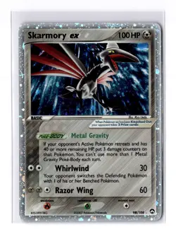 SKARMORY EX 98/108 HOLO RARE EX POWER KEEPERS POKEMON MP - Image 1