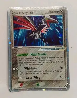 Skarmory ex 98/108 EX Power Keepers Ultra Rare Holo Pokemon Card 2007 - Image 1