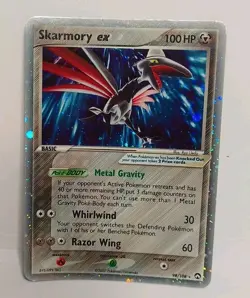 Skarmory ex 98/108 EX Power Keepers Ultra Rare Holo Pokemon Card 2007 - Image 5