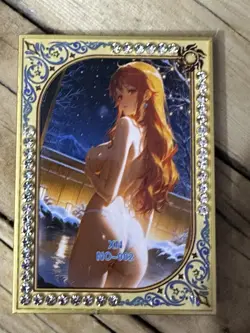 One Piece CCG Goddess Nami Metal Card - Hot Tub Time /60 - Image 1