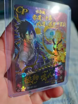 Naruto Kayou Doujin CP Rare Sasuke Final Valley Full Art Trading Card HY-CP-001 - Image 2