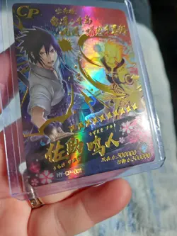 Naruto Kayou Doujin CP Rare Sasuke Final Valley Full Art Trading Card HY-CP-001 - Image 5