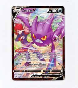 Pokemon TCG NM Crobat V Lost Origin Trainer Gallery TG20/TG30 Holo Ultra Rare - Image 1