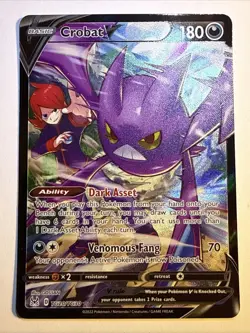Pokemon TCG NM Crobat V Lost Origin Trainer Gallery TG20/TG30 Holo Ultra Rare NM - Image 1