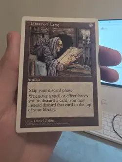 Library of Leng - Fifth Edition - Magic the Gathering MTG - Image 1