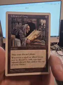 Library of Leng - Fifth Edition - Magic the Gathering MTG - Image 2