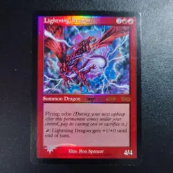 Lightning Dragon Foil Mtg - Image 1