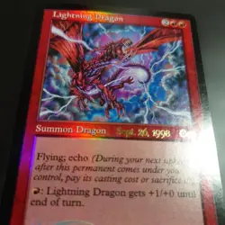 Lightning Dragon Foil Mtg - Image 3
