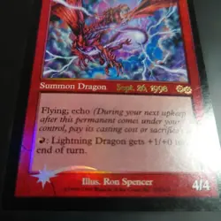 Lightning Dragon Foil Mtg - Image 4