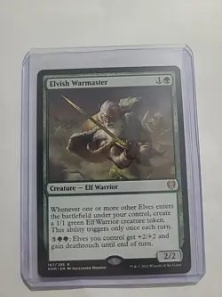 Elvish Warmaster Kaldheim Regular - Image 1
