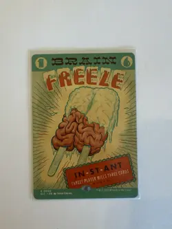 MTG Magic the Gathering Brain Freeze An Encyclopedia of Magic #0002 LP - Image 1