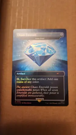 Chaos Emerald - Lotus Petal (7033) Secret Lair Drop Foil - Image 2