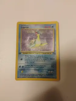 Pokemon 1st Edition Lapras Fossil Holo Rare HP,Dp Pre-owned - Image 2