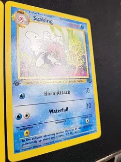 Seaking + Goldeen 1st Edition Jungle Pokemon WOTC #53 & 46 (NM/LP) - Image 5